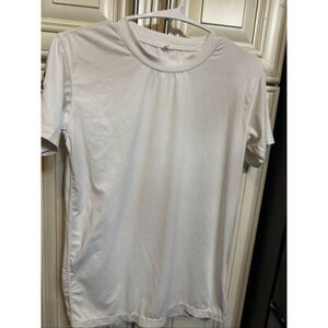 Made Hoops Boys Compression Crew Neck Short Sleeve Athletic T-Shirt White Small